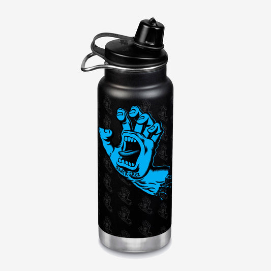 32oz-tkwide-with-chug-cap-santa-cruz-screaming-hand-q7 K32TKWCG-BK-SantaCruze_ScreamingHand.jpg